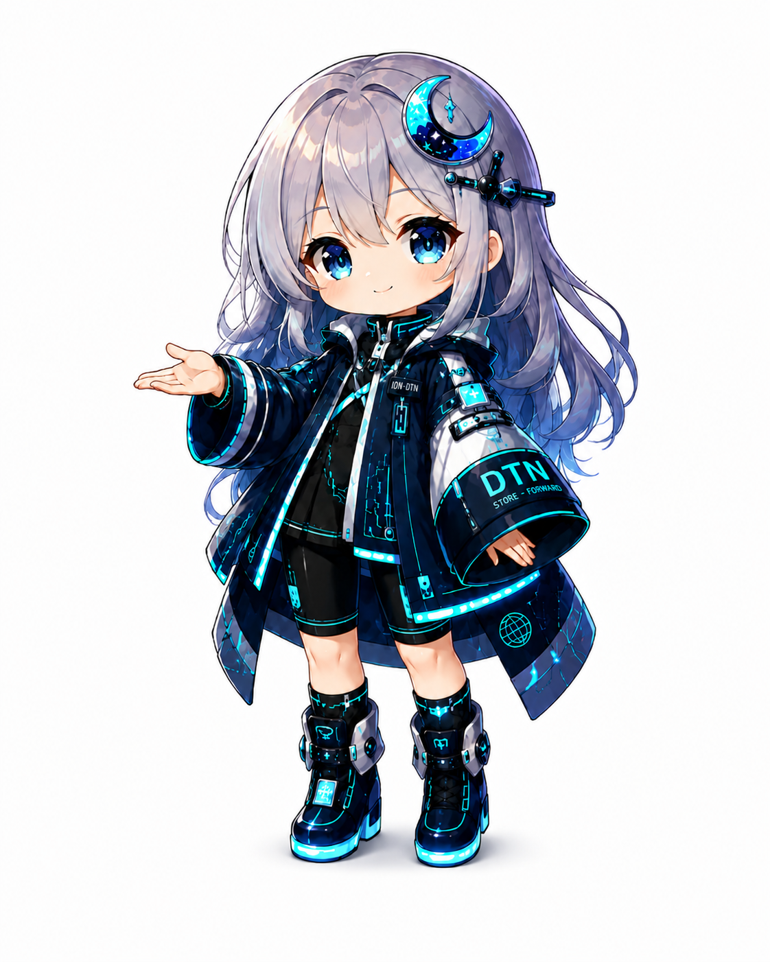 ION-DTN.NET mascot character IONES